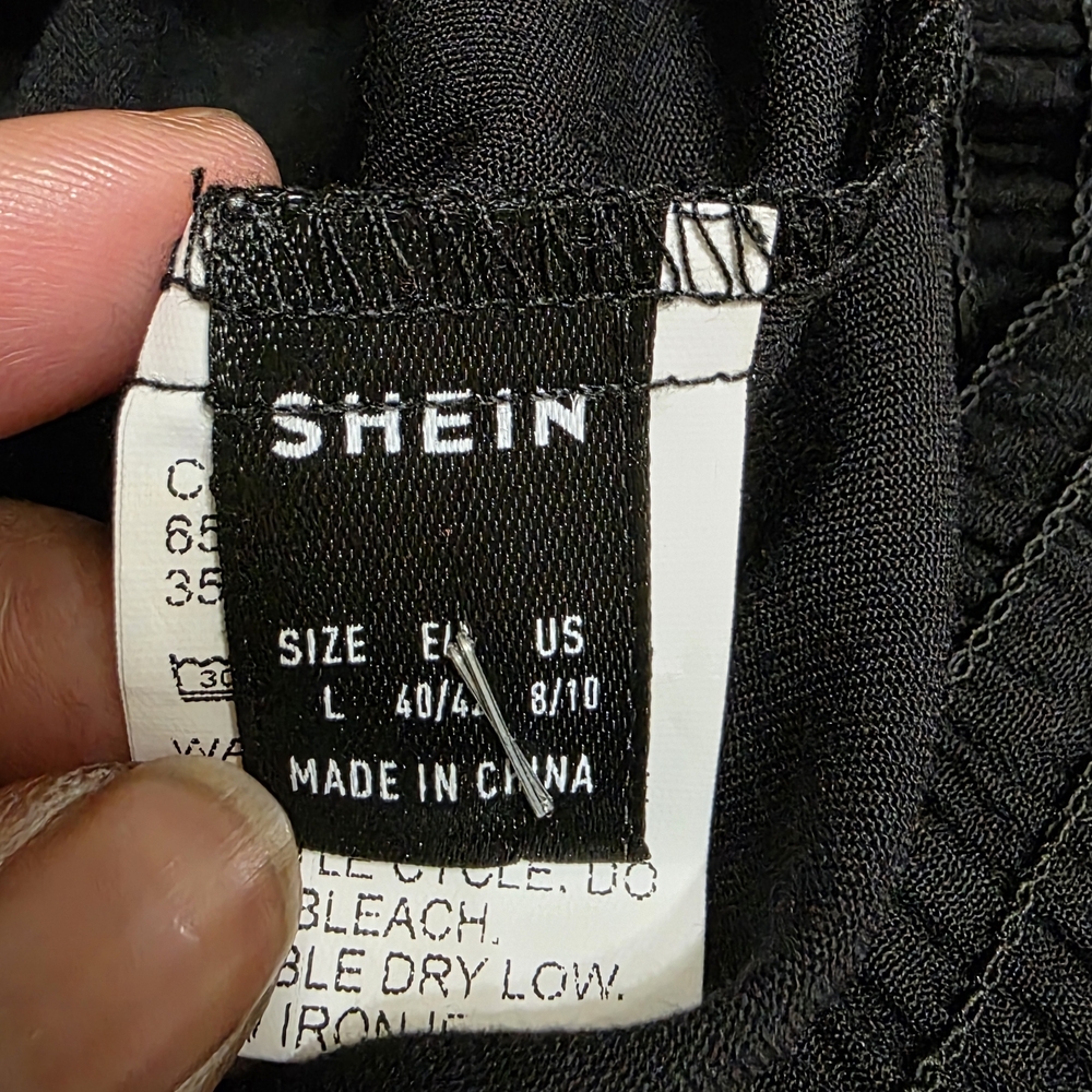 SHEIN Elegant Black Garment
